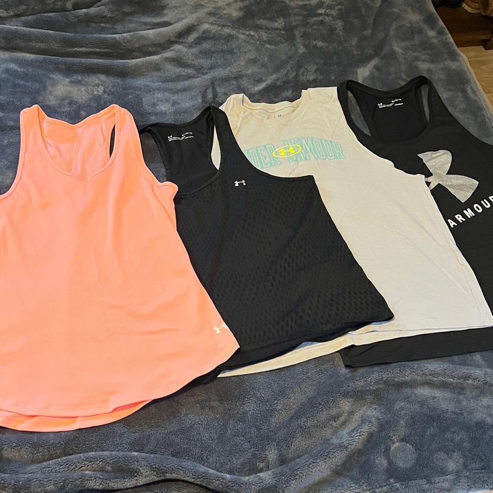 Under Armour workout tank top bundle.